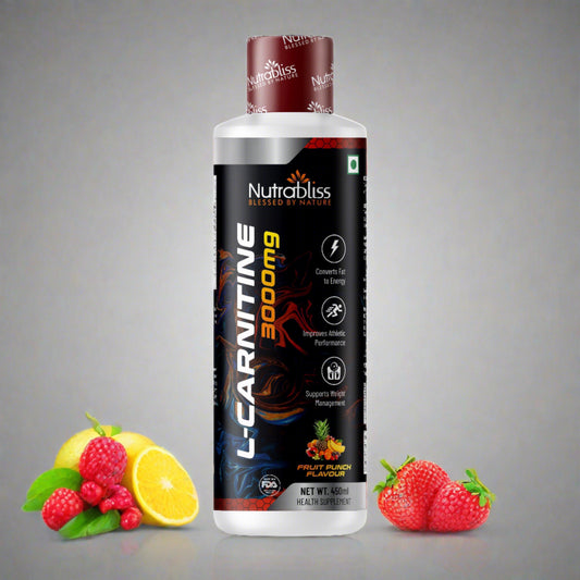 Nutrabliss L Carnitine 3000 mg Liquid 450 ml Fruit Punch