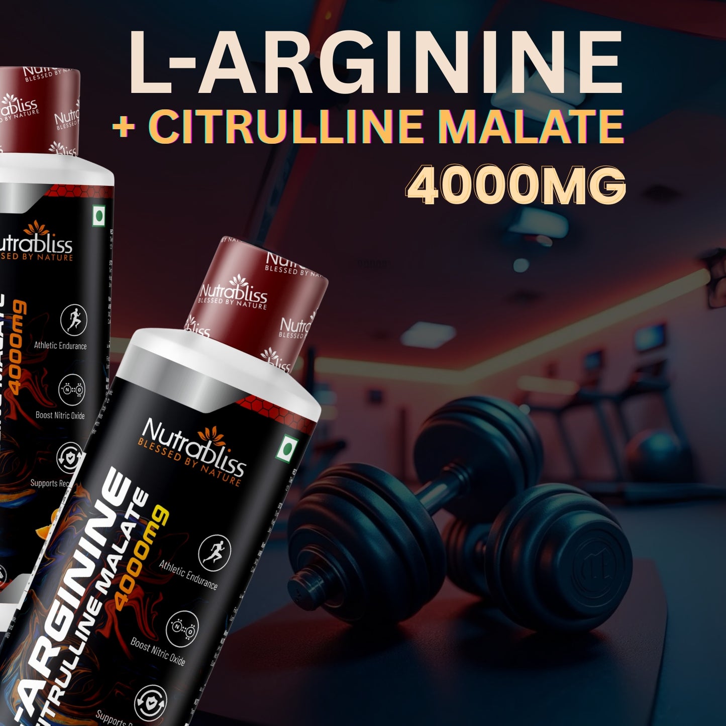 Nutrabliss L Arginine L Citrulline Liquid 4000 mg