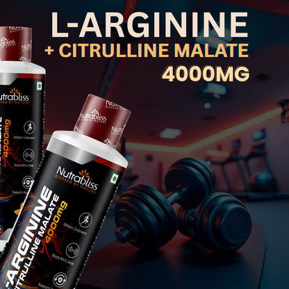 Nutrabliss L Arginine L Citrulline Liquid 4000 mg