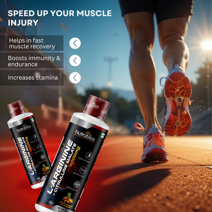 Nutrabliss L Arginine L Citrulline Liquid 4000 mg