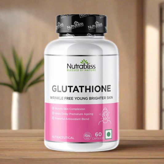 Nutrabliss Glutathione 500 mg with Alpha Lipoic Acid, VItamin E 60 Capsules