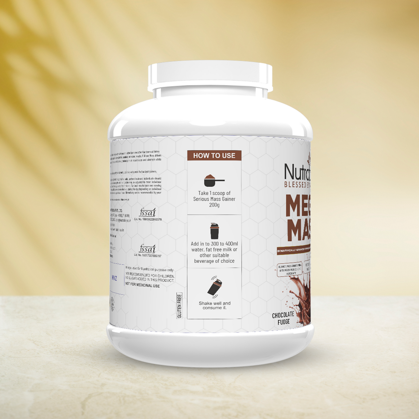 Choco Fudge Mass Gainer – 2.7kg by Nutrabliss