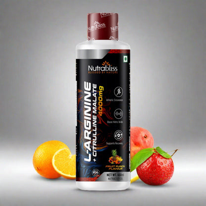 Nutrabliss L Arginine L Citrulline Liquid 4000 mg Nutrabliss L Arginine L Citrulline Liquid 4000 mg